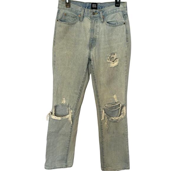 BDG Urban Outfitters Bootcut High Rise Ultra Distressed Jeans 27 - Picture 1 of 9
